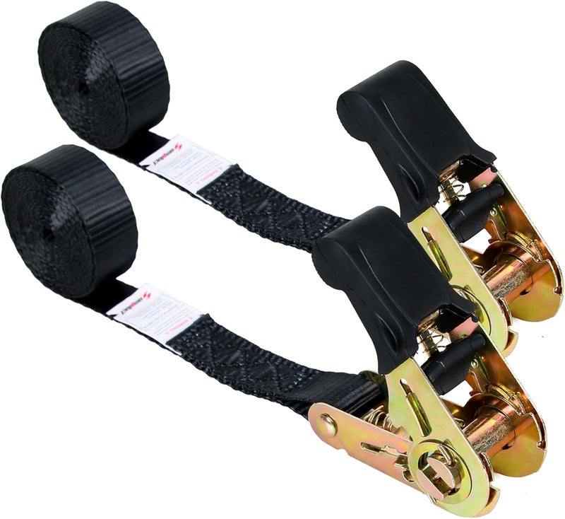 sumpluct Endless Retractable Ratchet Straps 1650 lb Break Strength 1" x 14 Ft (No Hooks) Tie Down Strap Rope Travel Trailer/RV Motorcycle,Car Cargo Ropes for tieing up Stuff,Case,Water Tank to Roof Rack,Trees - Image 1